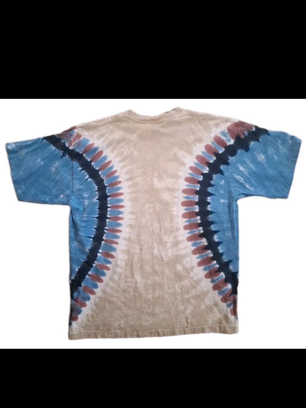 Vintage Willie Nelson Shirt XXL Liquid Blue Tie Dye American Legend Made in USA - Picture 6 of 8